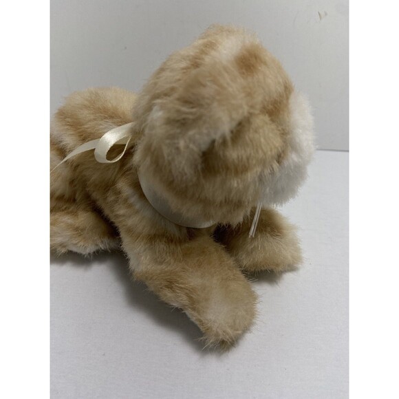 Vintage Unbranded Orange Tiger Kitten Plush  Small Hands Stuffed Animal 5.5 in - Picture 3 of 6